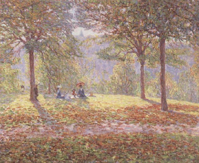 Wynford Dewhurst Luncheon on the Grass oil painting picture